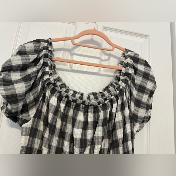 Torrid Black and White Plaid Dress - with pockets - Picture 6 of 11